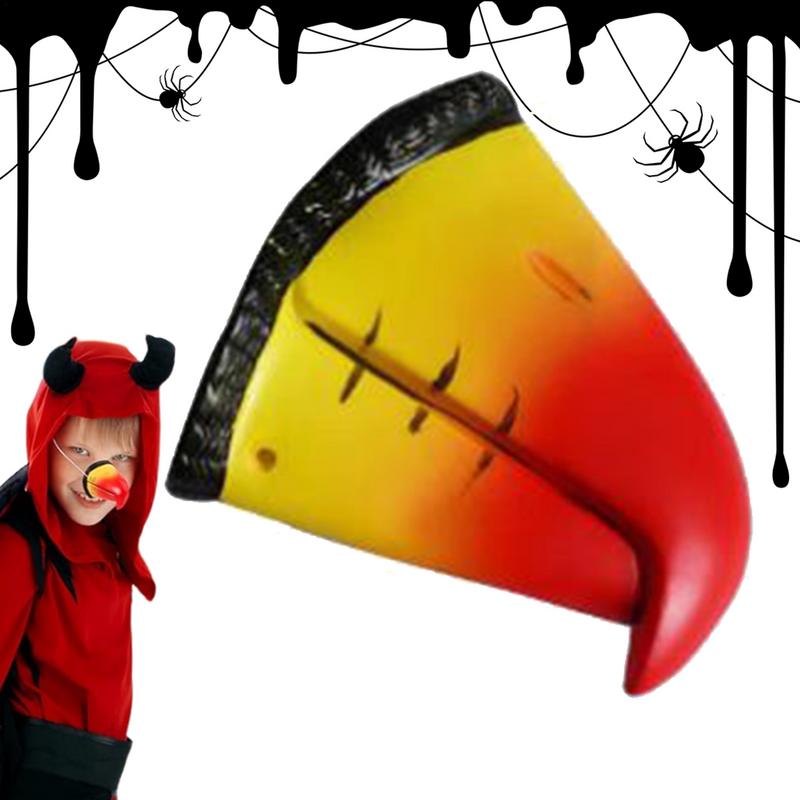 Нос Животного на Хэллоуин Реалистичный Клюв Попугая с Резинкой Симуляция Морды Животного Косплей для Костюма на Хэллоуин