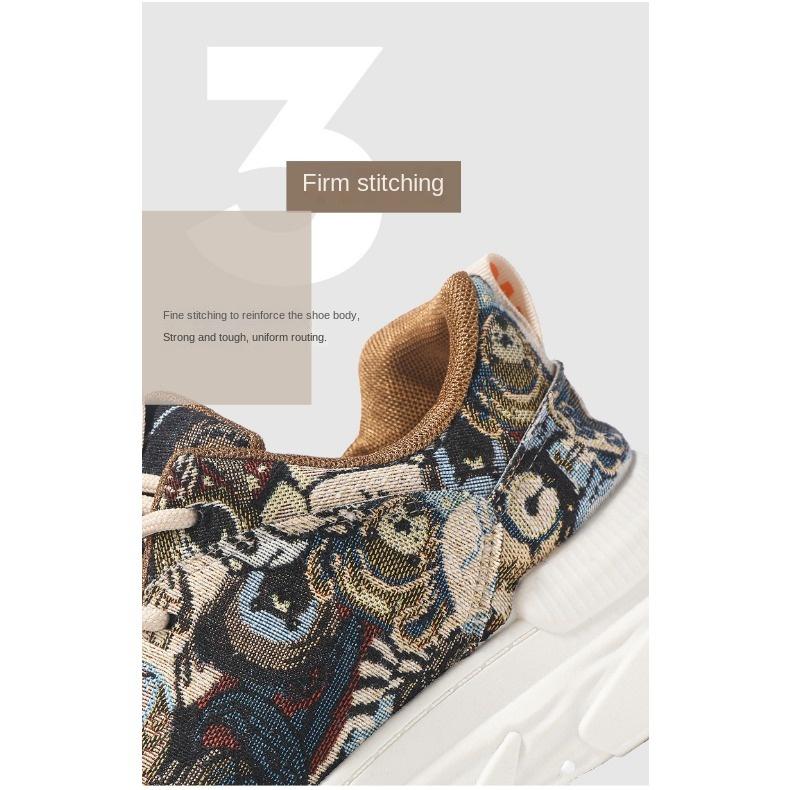 Мужская повседневная обувь с граффити, удобные дышащие мужские спортивные кроссовки на толстой подошве со шнуровкой