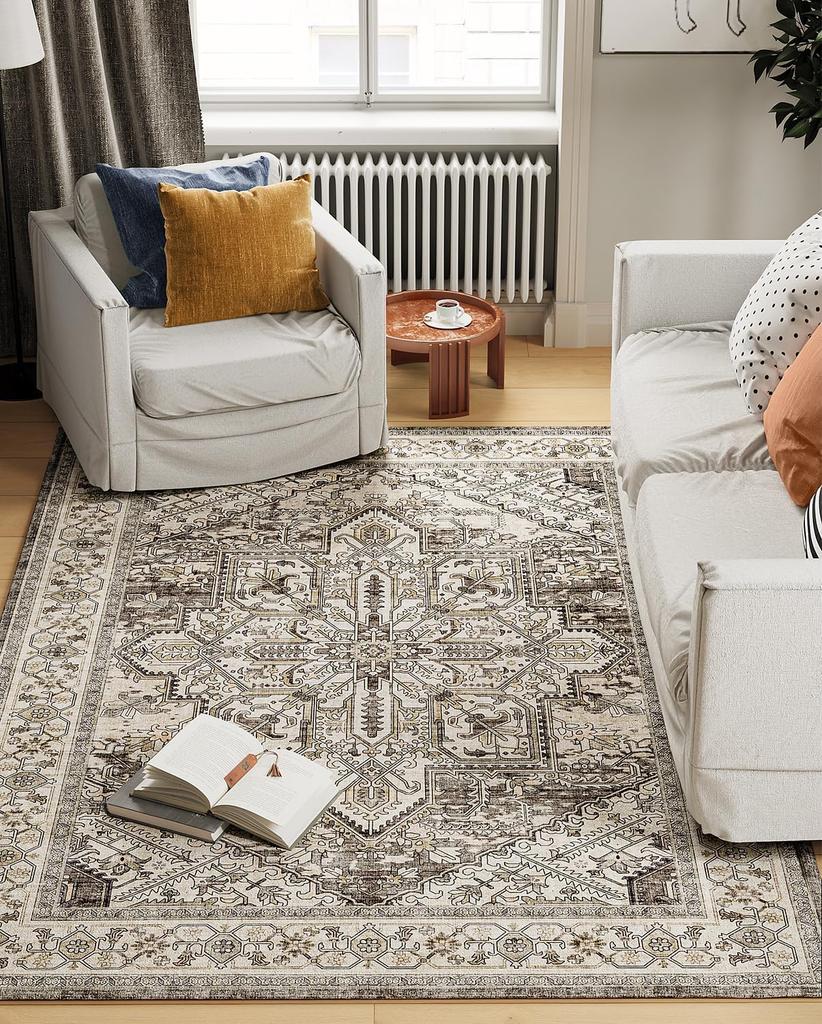 Ковры в этническом стиле для спальни, американский ретро-кабинет, нескользящий коврик для пола, богемный ковер для украшения гостиной, моющийся ковер для лаунжа