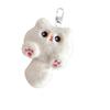 Soft Cute Cat Plush Keychain Stuffed Animal Pendant with Tail Rabbit Doll Keyring  Couple