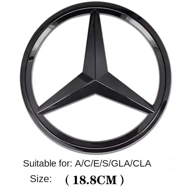 AABGY1 AMG Car For Mercedes benz AMG 1Pcs Car Front Grille Badge Decal Cover Emblem for Mercedes Benz W204 W205 W210 W211 W212 W213