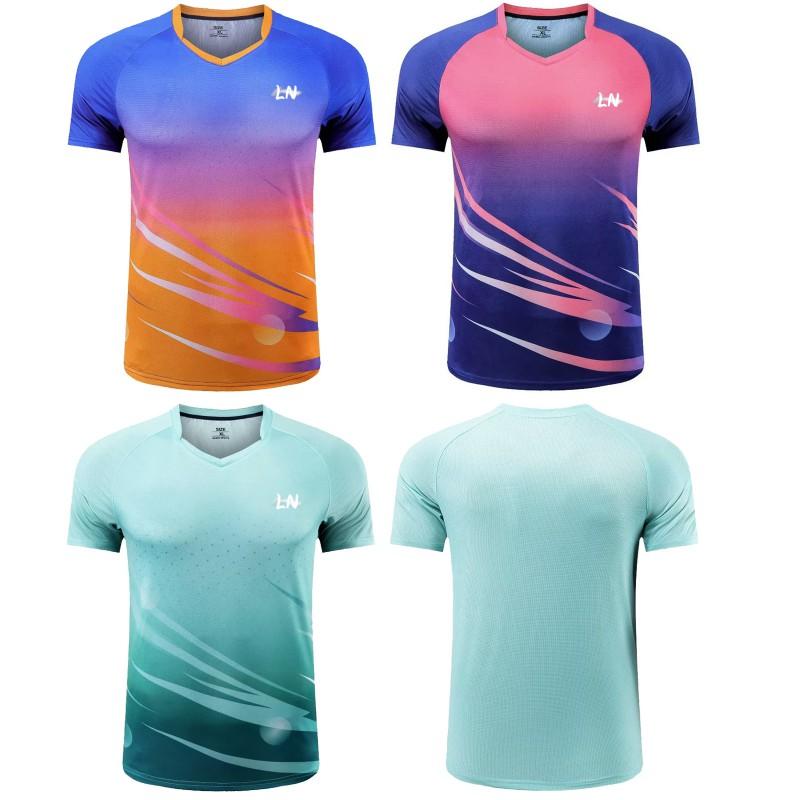 Unisex Badminton Shirt Quick Dry Sport T-Shirt Training Top Men Women Lightweight Athletic Wear