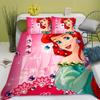 Принцесса-Русалочка Ариэль 100% полиэстер Аниме Комплект пододеяльника Comforte Печатный Мультяшный Размер Твин Постельное белье Рождественские подарки