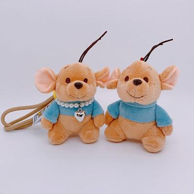 Новый 10 см Милый Мышонок Сад Ста Мурашка Плюшевый Подвеска Стоящий Горошек Мышь Плюшевая Кукла Брелок для Рюкзака Подарок Девочке на День Рождения