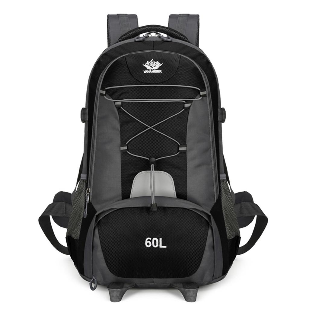 60L Hiking Backpack Travel Backpack with Anti-Splash Fabric Multi-Storage for Camping and Outdoor