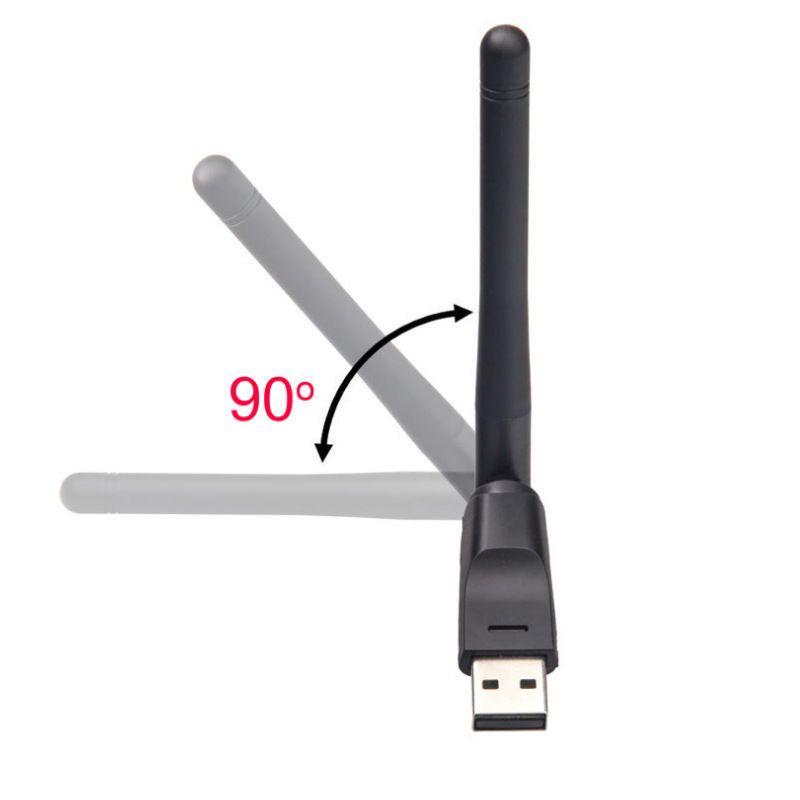 150M USB WiFi Сетевой приемник, Мини беспроводной адаптер MT7601 для ТВ-приставки