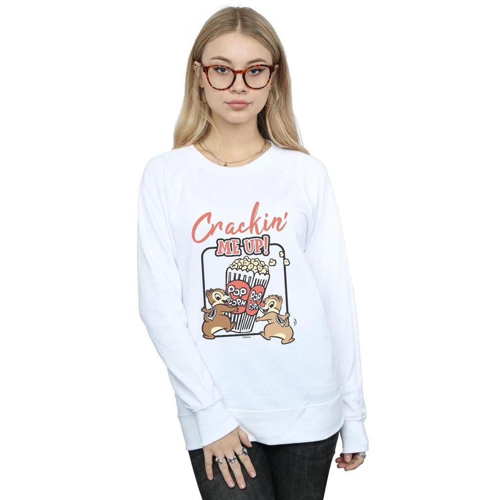 Disney Womens/Ladies Chip N Dale Crackin Me Up Sweatshirt