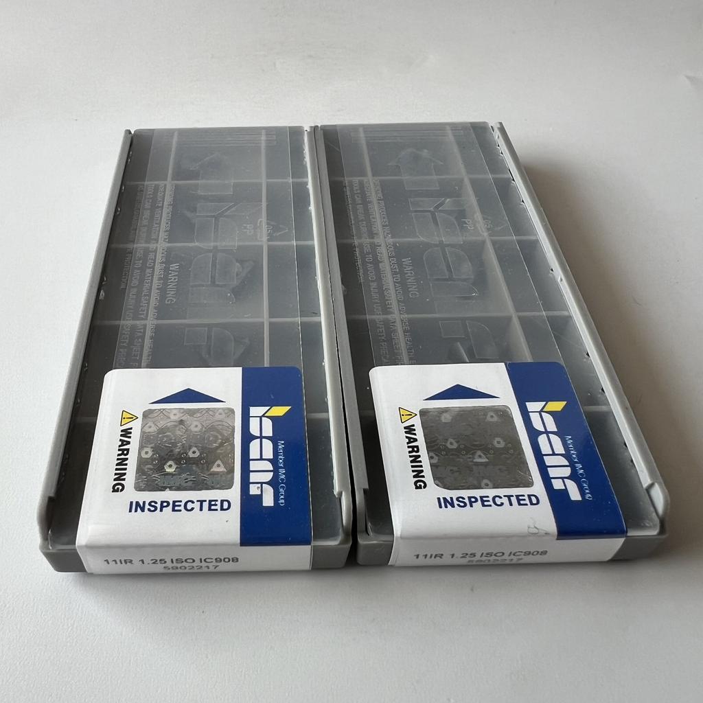 ISCAR / 11IR1.25ISO IC908 / Industrial indexable carbide inserts 5 Pcs