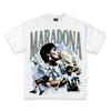 Maradona Big Face Print Men T-shirts Oversized Y2k Casual Cotton Street Hip Hop Short Sleeve Male Top Breathable Comfort Clothes