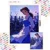 Belle Beauty and the Beast Diamond Painting Art Mosaic Kit Handmade diy5D Home Decor Gift