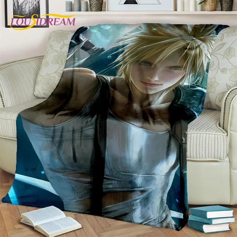HD Игровая Подушка-Плед Final Fantasy 3D FF14 для Геймеров, Мягкий Плед для Дома, Спальни, Кровати, Дивана, Пикника, Путешествий, Офиса, Покрывало для Детей