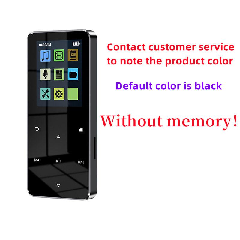 Mp3/mp4-плеер со встроенным динамиком Bluetooth 5.0, сенсорная клавиша, FM-радио, воспроизведение видео, электронная книга, Hi-Fi, металлический мини-плеер Walkman, поддержка Tf-карты