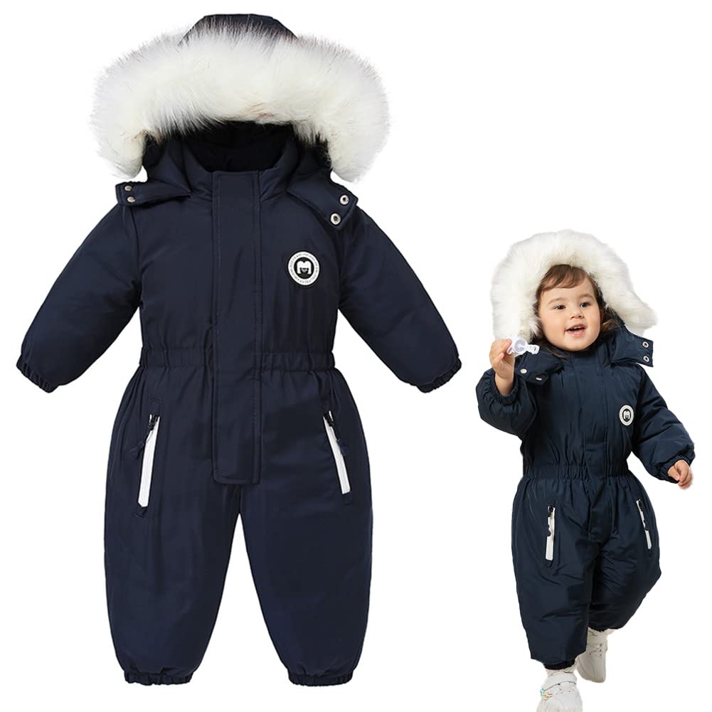 Зимняя детская одежда, утепленные зимние комбинезоны для девочек, мальчиков, куртки с капюшоном, водонепроницаемые лыжные костюмы, детские пальто, верхняя одежда 2, 3, 4, 5 лет