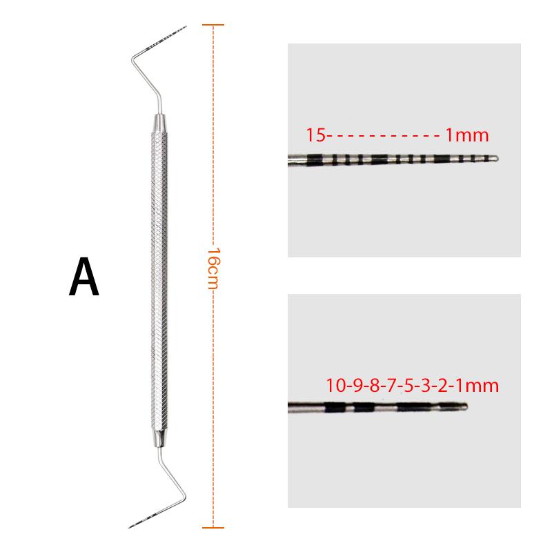 1 шт. стоматологический пародонтальный зонд из нержавеющей стали со скалером Explorer, инструмент, эндодонтическое оборудование, материал зонда