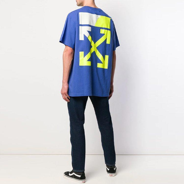 OFF WHITE Футболки Весна/Лето 2019 Мужские С круглым вырезом Средняя плотность OMAA038S191850063060