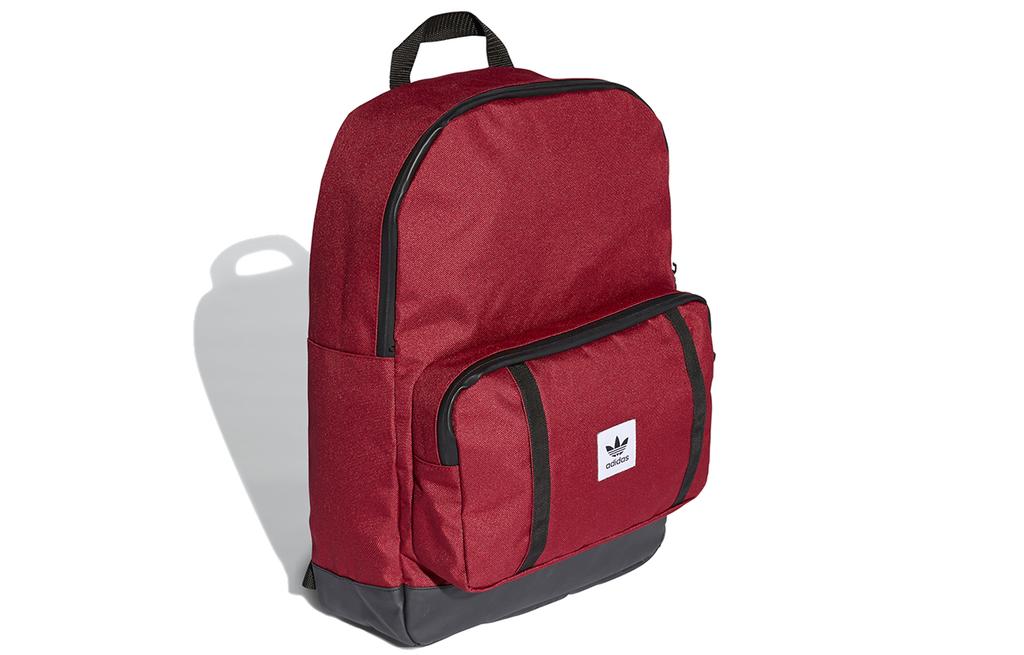 adidas Рюкзак мужской Originals Trefoil из полиэстера, бордовый DV2481