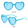 Retro Uv400 Protection Heart-Shaped Sunglasses Halloween Cosplay Party Glasses Summer Heart Sunglasses For Women