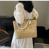 2025 New Trendy Fashion Straw Bag Large Capacity Shoulder Tote Bag Small Fresh Underarm Handbag Women