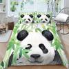Home Bed Clothes 2/3pcs Bedding Sets 3d Panda Printed High Quality Duvet Cover Sets Queen Full Size Bed Suit