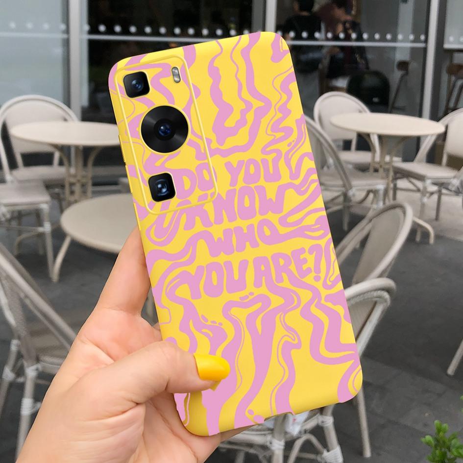 Чехол для Huawei P60 Pro 2023 Новые модные узоры Тонкая задняя крышка для Huawei P60 LNA-LX9 P 60 P60 Art Мягкий чехол для телефона Coque