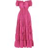 Dress For Women Stage Costume Halloween COS  Retro Solid Color Waistband Dress Party Evening Night Long Dress