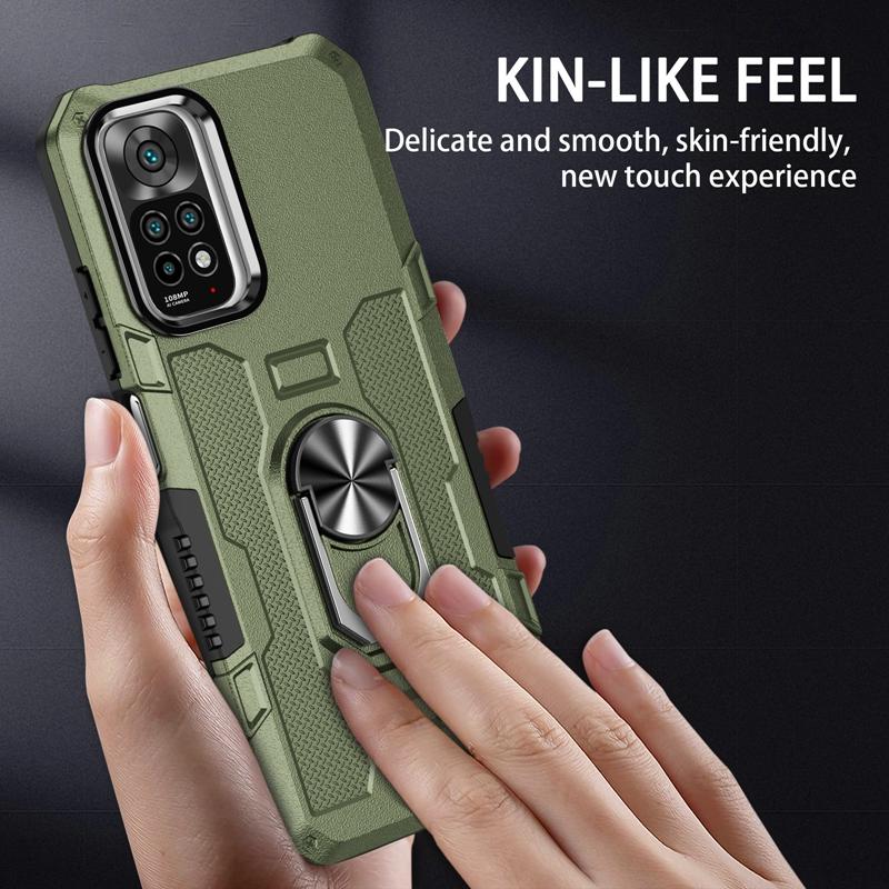 Car Magnetic Stand Holder Case for Samsung S21 S22 A12 A22 A32 Xiaomi Poco M4 Pro Redmi Note 11 10C 10A 10 9C 9A 9T iPhone 14 13 Heavy Duty Armor Case