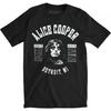 Alice Cooper Unisex Adult School´s Out Song Lyrics Cotton T-Shirt