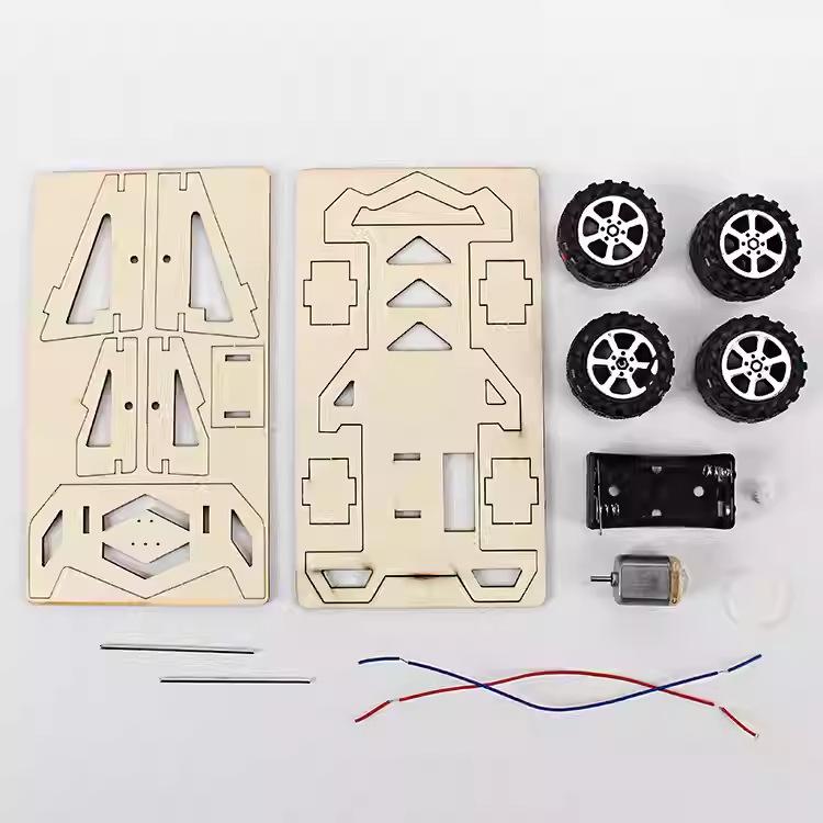 Деревянный электрический гоночный автомобиль DIY для детей - Образовательный и увлекательный научный эксперимент