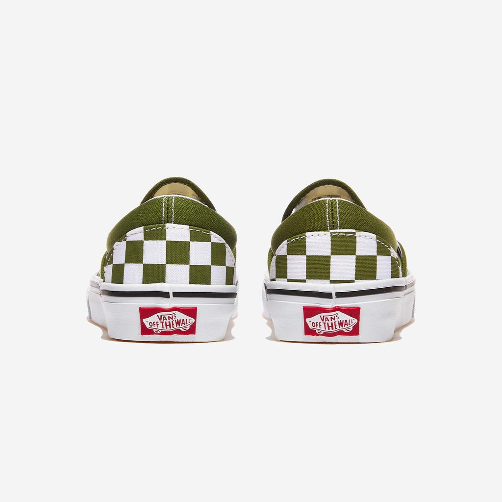 Vans Классические туфли-лодочки - Color Theory Checkerboard Pesto, VN000D03CIB, 1010108461, популярная корейская обувь