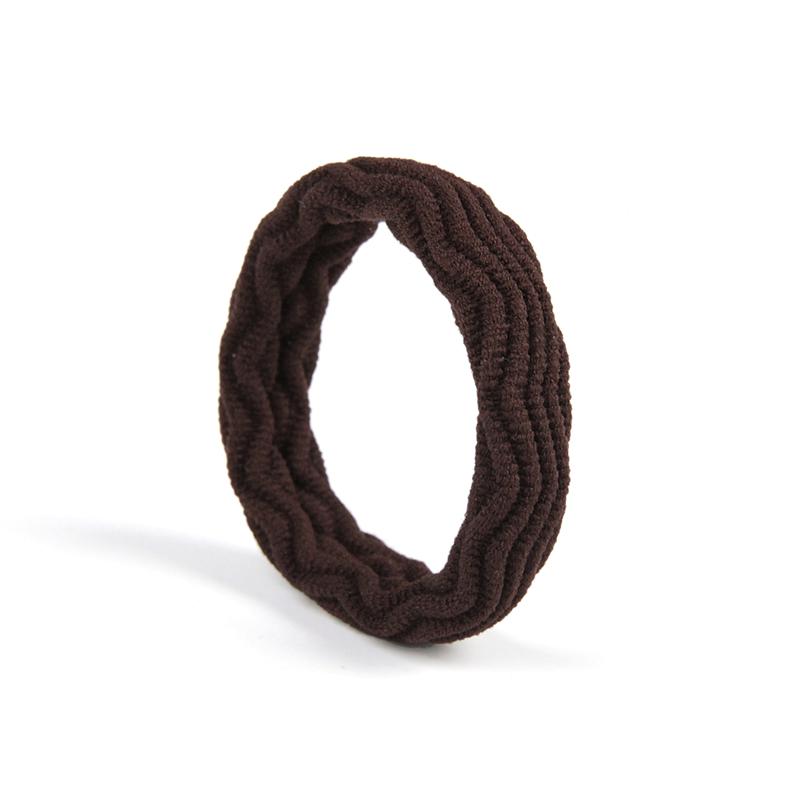 5шт девушка эластичные резиновые завязки для волос группа веревка хвост держатель устойчивость бесшовные