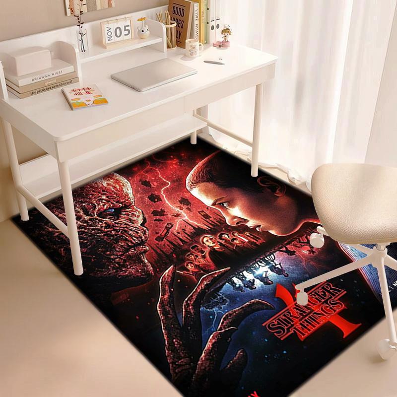 Halloween horror horror theme Stranger Things carpet home living room decoration table and chairs anti slip door mat outdoor picnic mat carpet A6