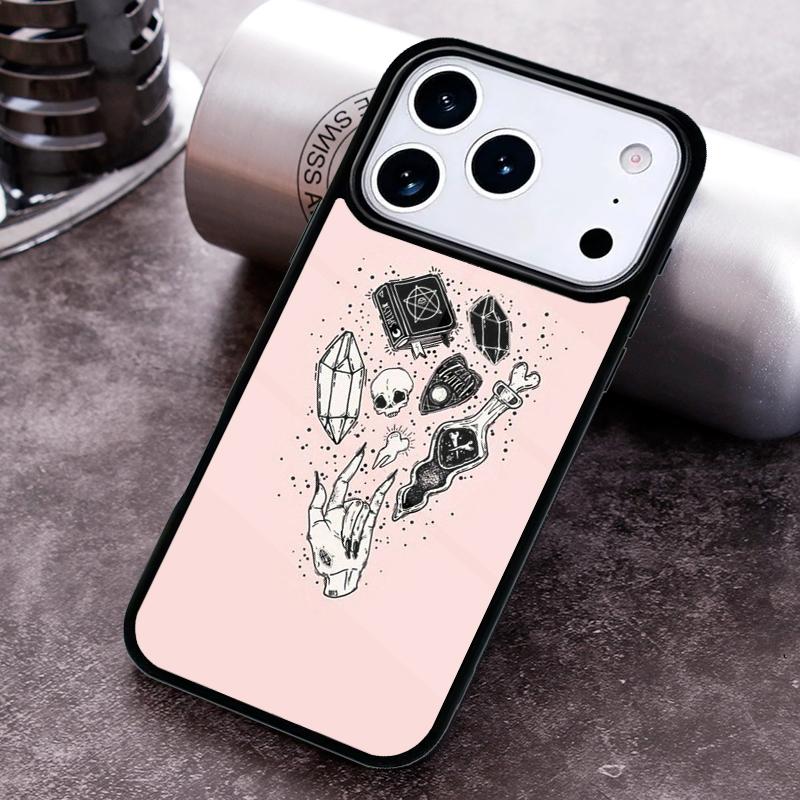 Чехол для телефона с пентаграммой для колдовства и оккультизма для iPhone 17,16e,15,14,13,12,11,Mini,Pro,MAX мягкий силиконовый чехол