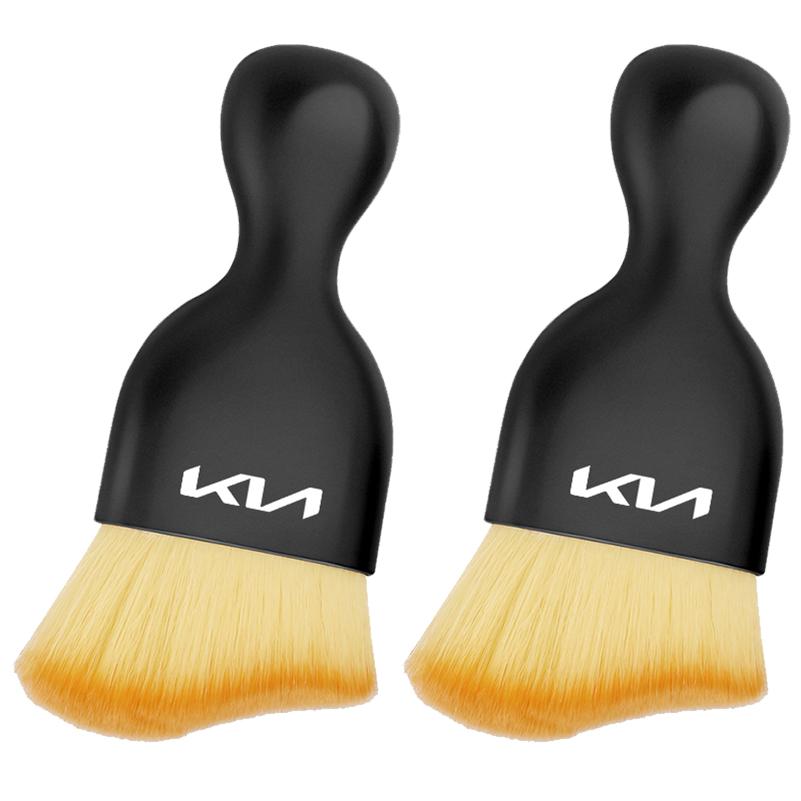 LYSH4 Car Interior Cleaning Soft Brush Air Outlet Clearance Dust Tools For Kia Morning Picanto Rio Cerato Venga Cadenza K9 Seltos Tell