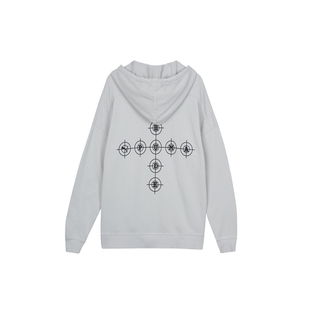 Puma X RHUDE Knit Drawstring Hoodie Men Tops Grey 595346-09