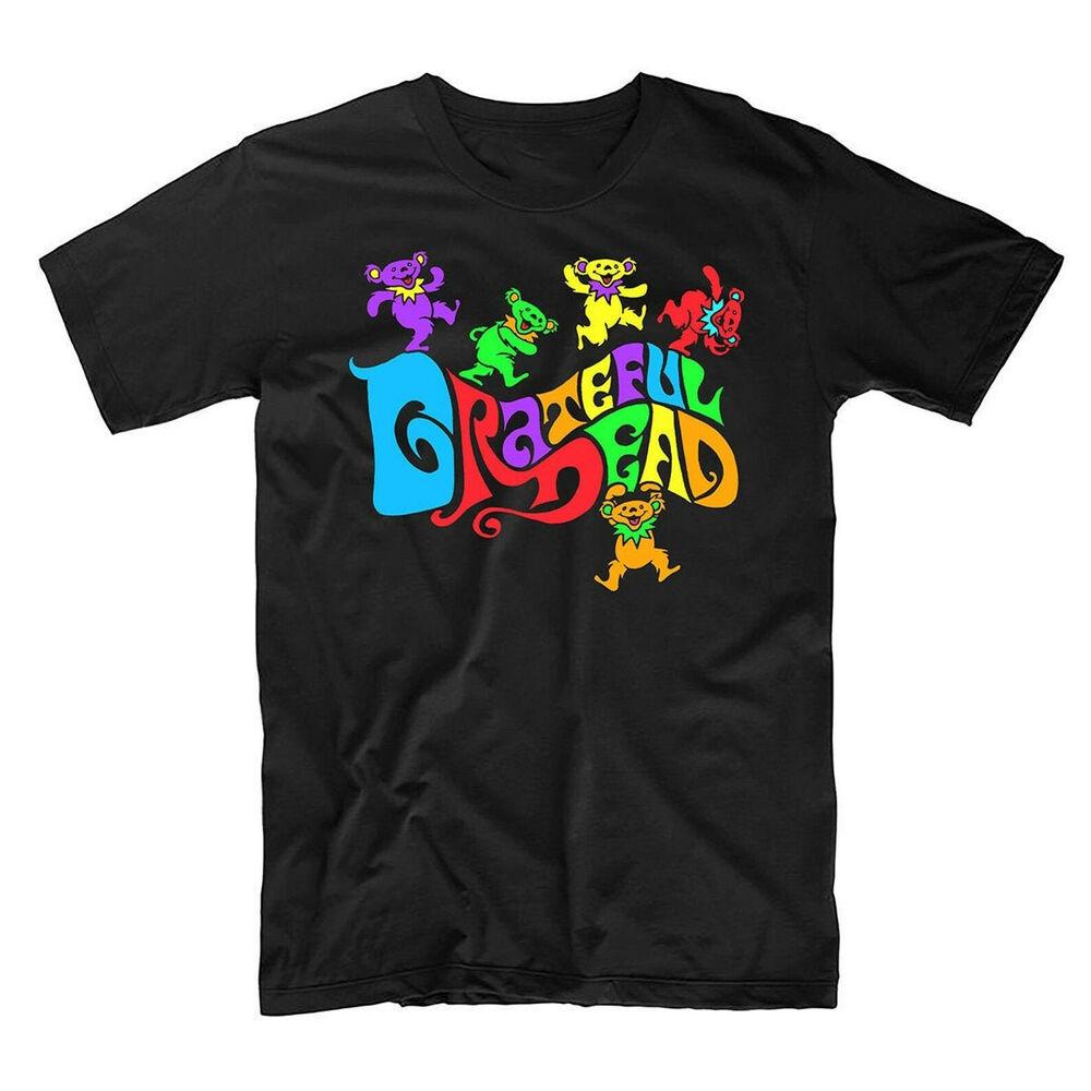 Винтажная черная футболка Grateful Dead Flipside Bears Album M560