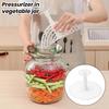Cucumber Pot Press Plastic Holder for Kimchi Making Pressure Machine for Compact Packing Adjustable Size Kitchen Gadget Jar Pickle Pot Tool