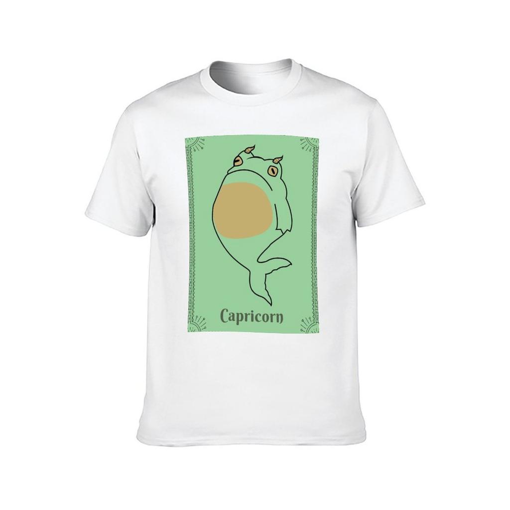 Футболка с лягушкой Козерогом t-shirt персонализированные мужские футболки для мужчин TShirt