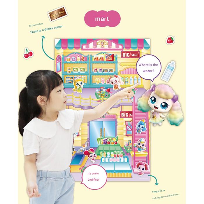 Сделано в Корее – Лови! Наклейка на стену Тинипинг (Магазин Тинипингов)