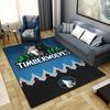 Minnesota Timberwolves Carpet Rug for Living Room Bedroom Home Sofa Decoration,Kids play Non-slip Floor Mat