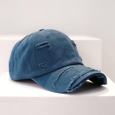WoZhen Vintage Distressed Hats Soft Top Custom Cap Baseball Cap With Rips