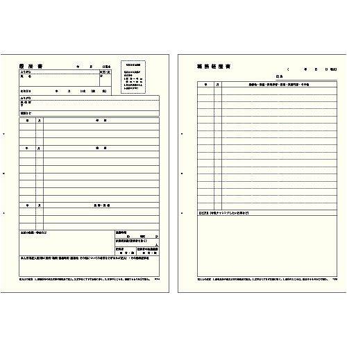 KOKUYO Resume/Resume, 4 sheets each, for changing jobs, A4 size, Shin-7