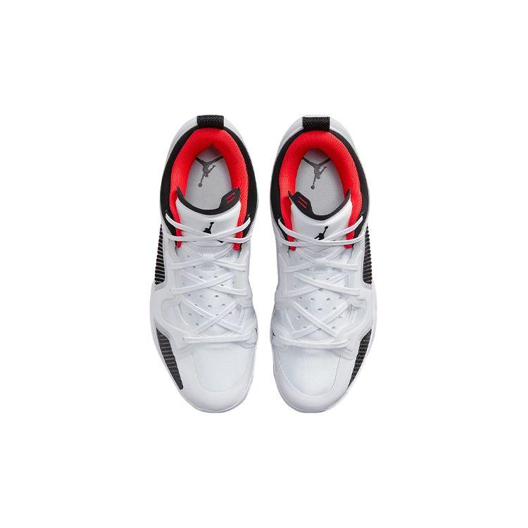 Кроссовки мужские Air Jordan 37 Low Siren Red Белый Черный DQ4122-100
