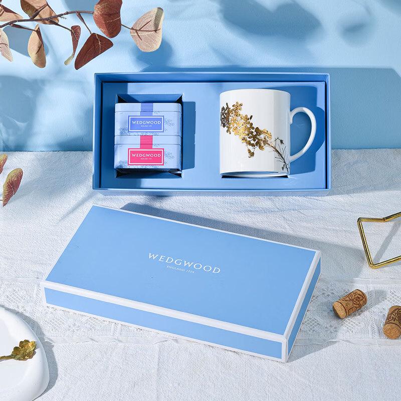 Wedgwood Golden Garden Mug & Tea Caddy Set