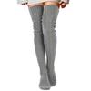 Women's Thigh High Socks Over the Knee Cable Knit Boot Socks, Long Warm Fashion Leg Warmers Winter