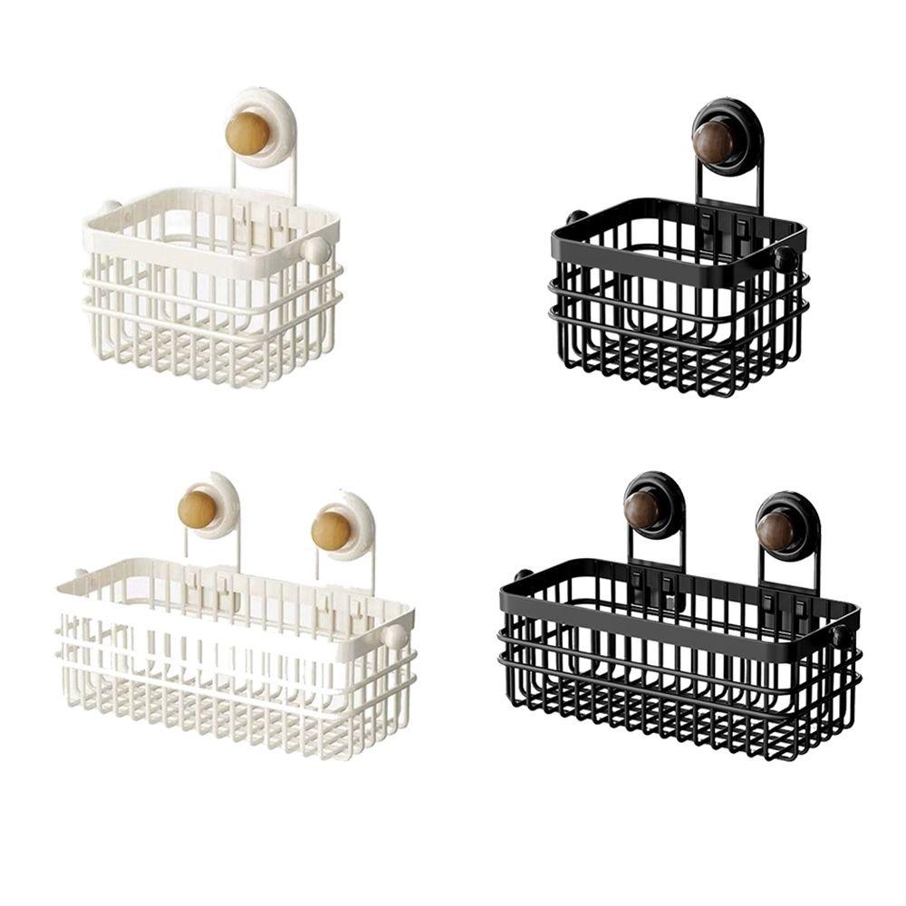 Rust-proof Kitchen Wall Hanging Rack Suction Cup Hanging Onion Storage Box Shower