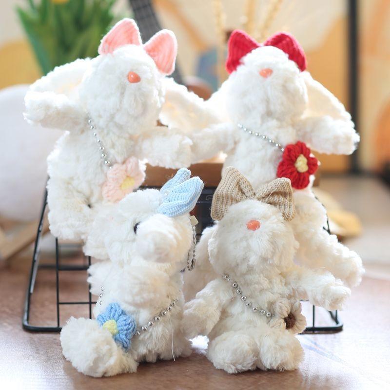 Plush Doll Cute Bunny Stuffed Animal Keychain Bag Charm Gift For Kids Girls