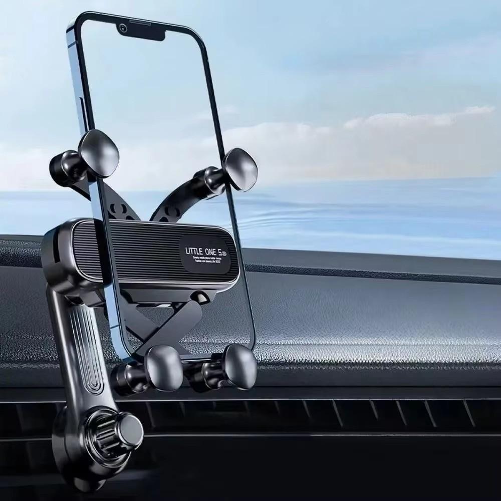 with Screw Clamp Gravity Car Phone Holder Anti Shake Mobile Cell Stand Phone Mount GPS Support