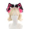 Popular Halloween cat ear headband, plush, realistic cat ear pumpkin headpiece Lolita Live stream Halloween props