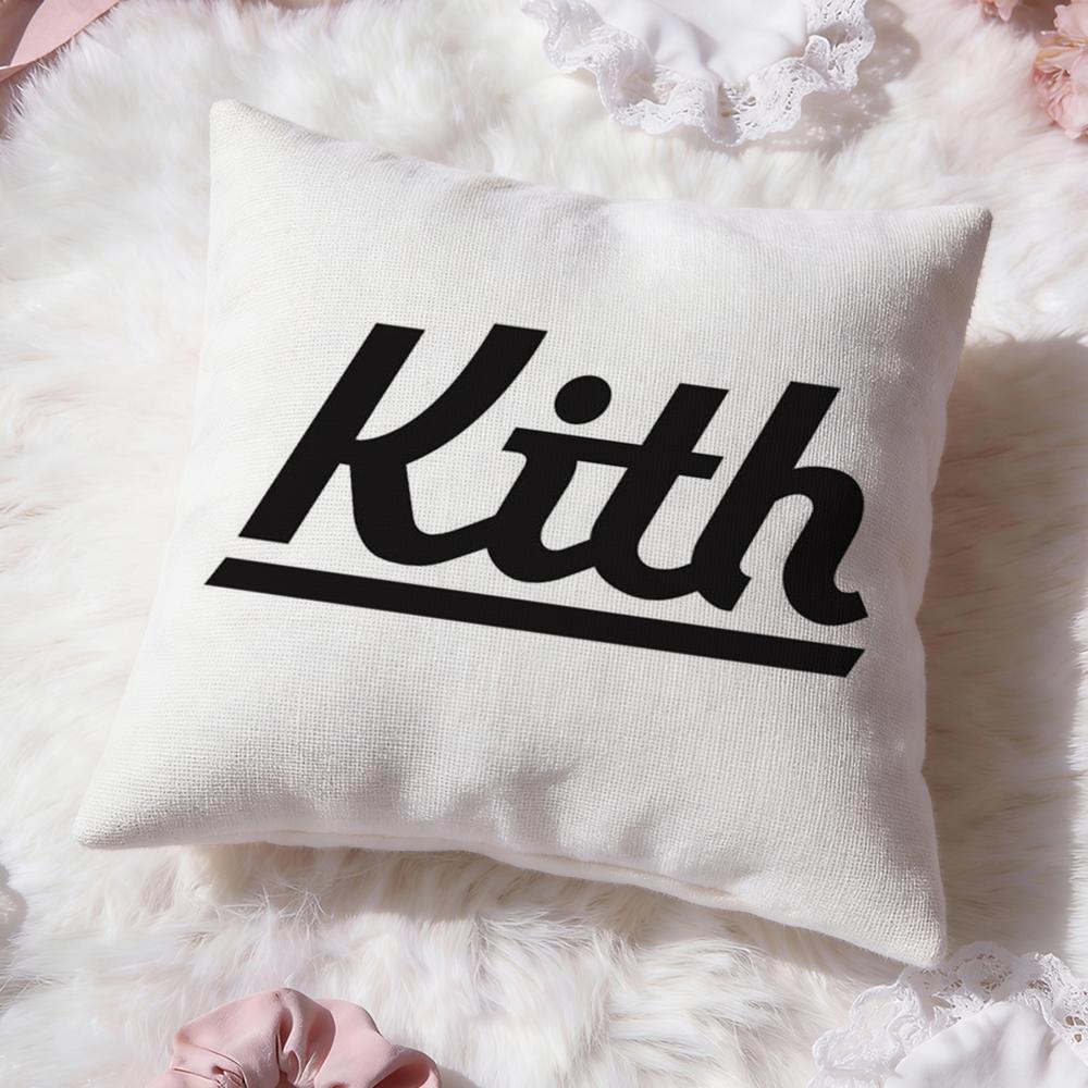 Классический логотип K-KITH Наволочка Премиум-комфорт Двусторонняя наволочка - Дизайн "Два в одном" для любой комнаты и салона автомобиля
