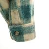 Woolrich 70-е Винтаж Белая бирка Клетка Длинный рукав Фланелевая рубашка Мужская Б/У